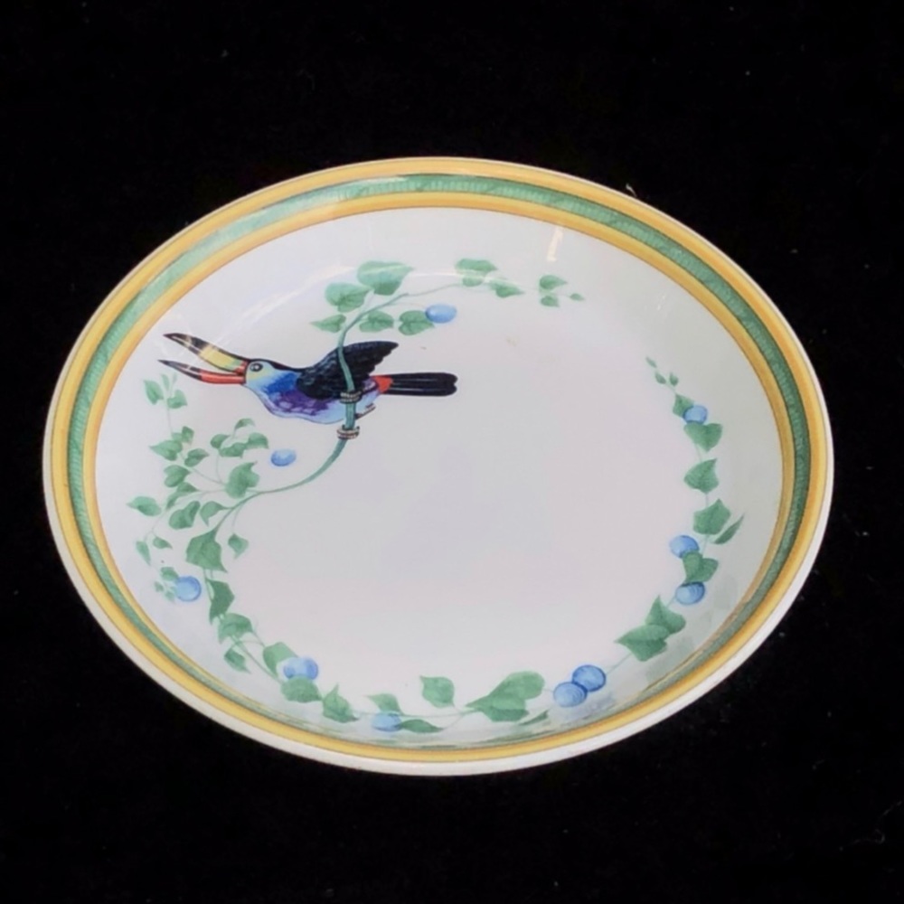 Hermes Toucan porcelain Plate - Picture 6 of 6
